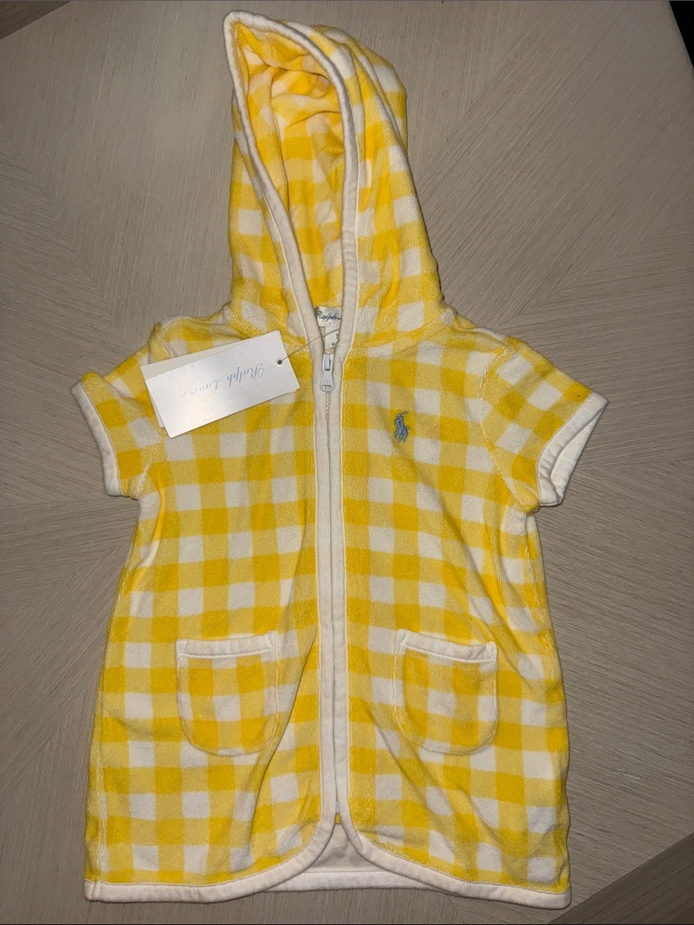 NEW Ralph Lauren Baby Girl 3M Terry Dress